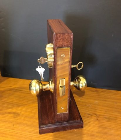 Antique Door Lock Box.Antique Mortise Lock Box.Brass Lock Box.Salvaged Door Hardware.Antique Door Hardware.Restoration Hardware.Antique Lock